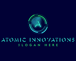 Digital Tech Futuristic logo design