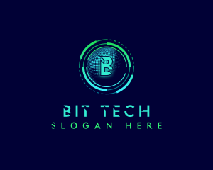 Digital Tech Futuristic logo design