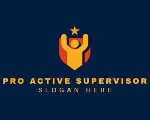 Supervisor - Human Training Coach logo design