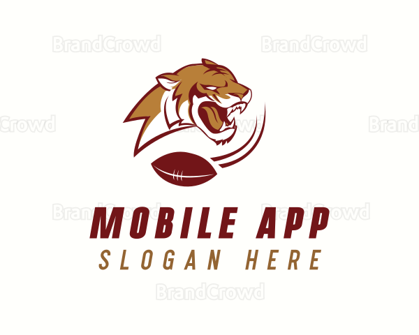 American Football Tiger Logo