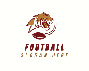 American Football Tiger  logo design