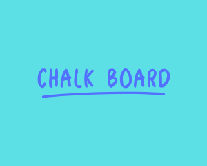 Blackboard - Pen Marker Handwritten logo design