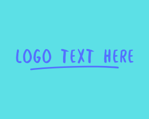 Teaching - Pen Marker Handwritten logo design