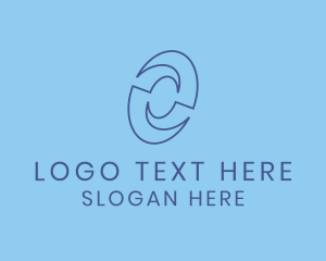 Minimalist - Spiral Swoosh Vortex logo design