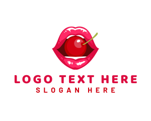 Snacks - Cherry Lips Cosmetics logo design