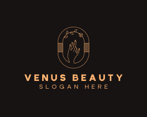 Feminine Beauty Hand Spa logo design