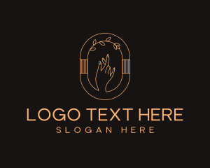 Hand - Feminine Beauty Hand Spa logo design