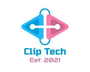 Clip - Modern Gaming Clip logo design