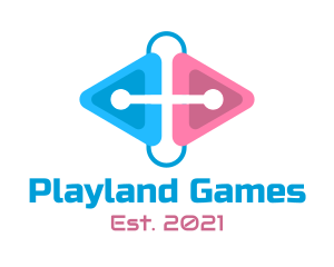 Games - Modern Gaming Clip logo design