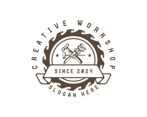 Workshop - Carpentry Tools Workshop logo design