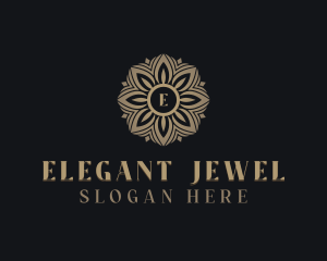 Flower Elegant Jeweler logo design