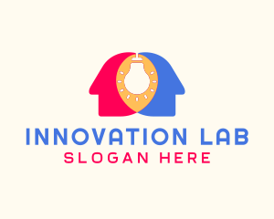 Human Innovation idea logo design