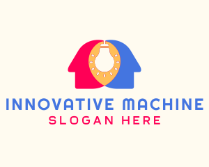 Human Innovation idea logo design