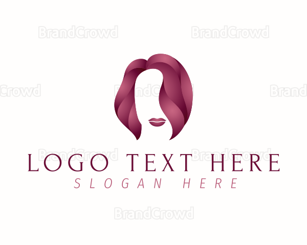 Beauty Woman Hair Logo