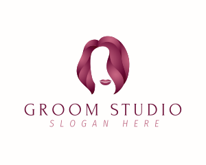 Groom - Beauty Woman Hair logo design