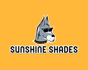 Sunglasses - Cool Dog Sunglasses logo design