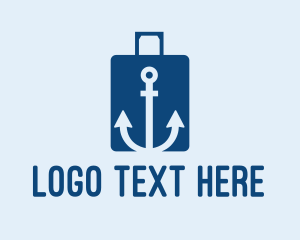 Sea Travel Luggage logo design