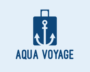 Sea Travel Luggage logo design