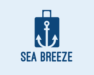 Sea Travel Luggage logo design