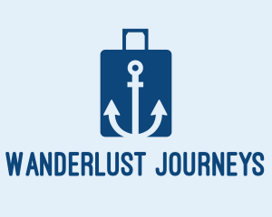 Sea Travel Luggage logo design