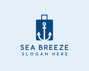 Sea Travel Luggage logo design