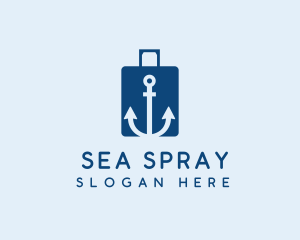 Sea Travel Luggage logo design