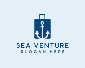 Sea Travel Luggage logo design