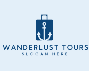 Sea Travel Luggage logo design