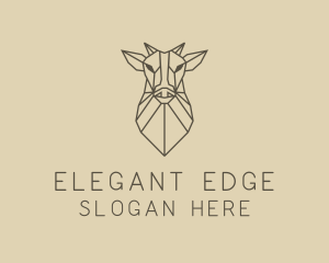 Sleek - Geometric Minimal Animal logo design