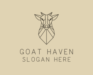 Geometric Minimal Animal logo design