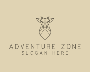 Geometric Minimal Animal logo design