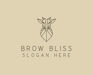 Geometric Minimal Animal logo design