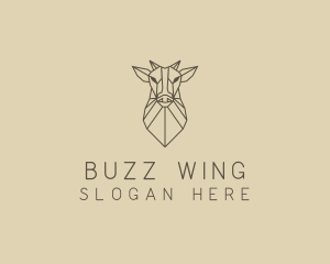 Geometric Minimal Animal logo design