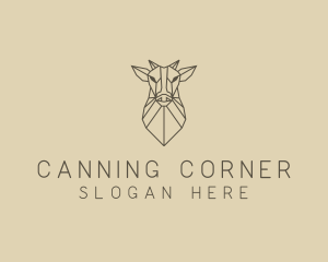 Geometric Minimal Animal logo design