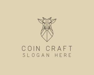 Geometric Minimal Animal logo design