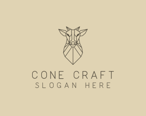 Geometric Minimal Animal logo design