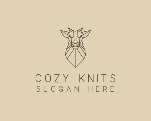 Geometric Minimal Animal logo design