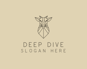 Geometric Minimal Animal logo design