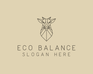 Geometric Minimal Animal logo design