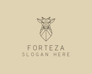 Geometric Minimal Animal logo design