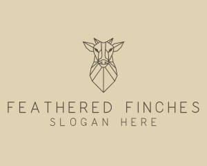 Geometric Minimal Animal logo design