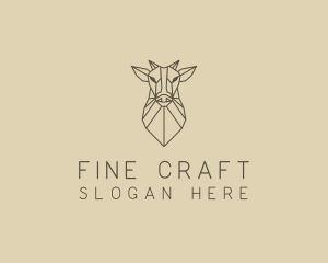 Geometric Minimal Animal logo design