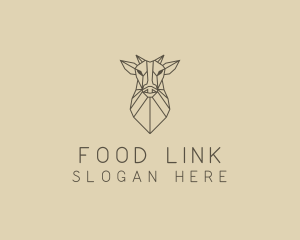 Geometric Minimal Animal logo design