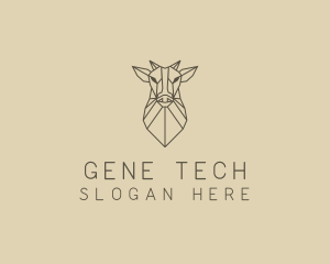 Geometric Minimal Animal logo design