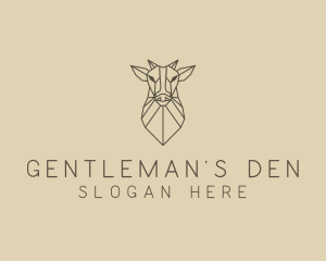 Geometric Minimal Animal logo design