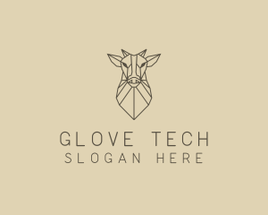 Geometric Minimal Animal logo design