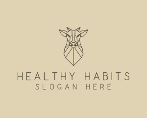 Geometric Minimal Animal logo design