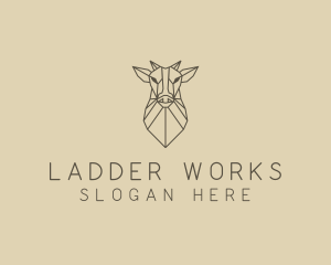 Geometric Minimal Animal logo design