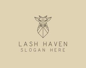 Geometric Minimal Animal logo design