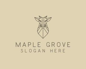 Geometric Minimal Animal logo design